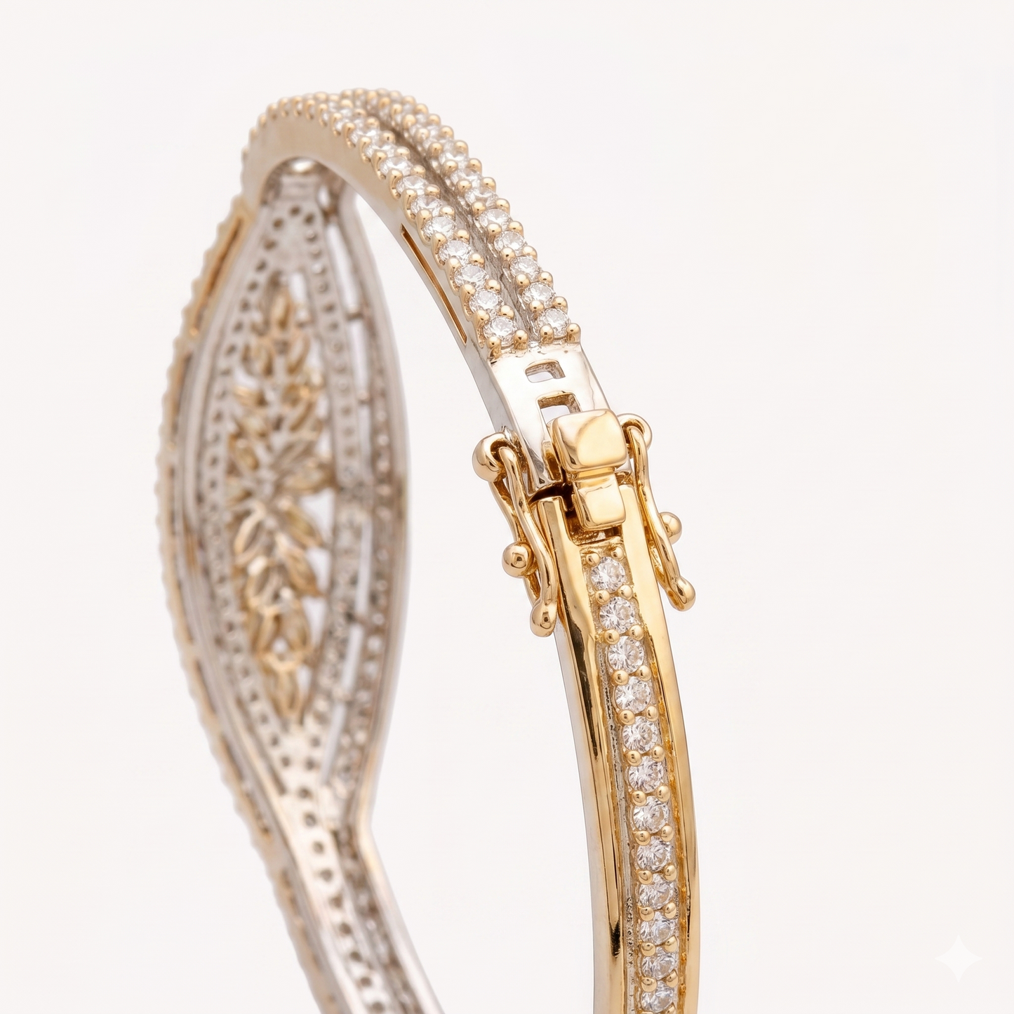 Golden Leaf Bangle – JBB1001BG
