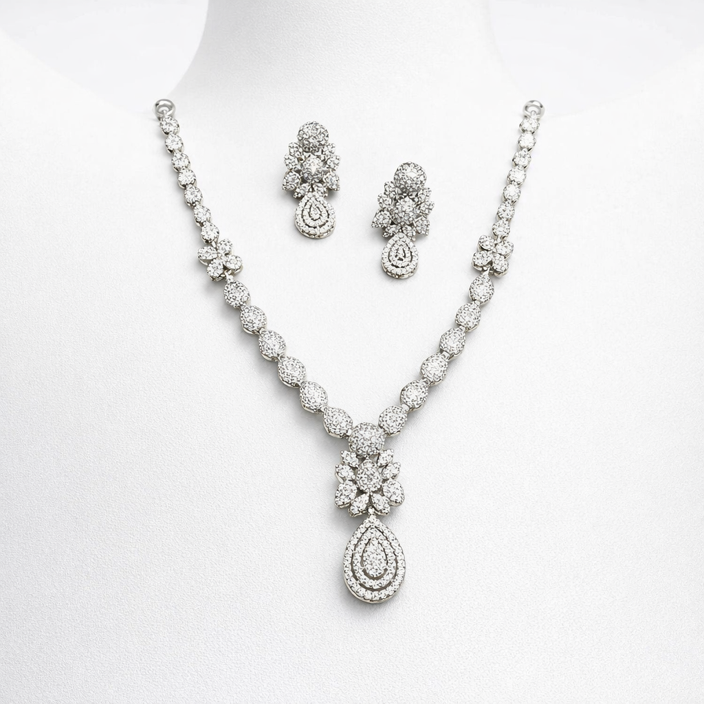 Crystal Luxe Necklace Set – JBB1004NK
