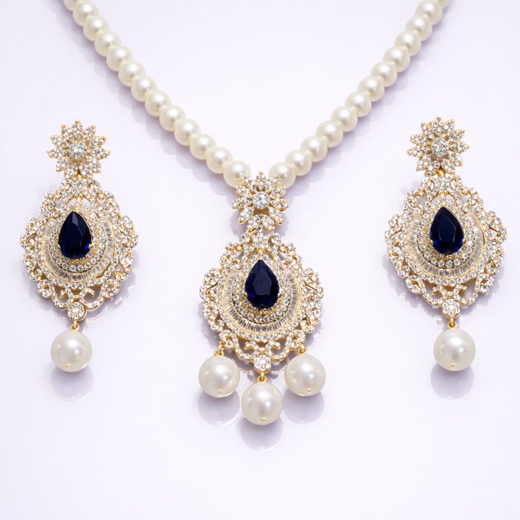 Sapphire Pearl Pendant – JBB1004PD