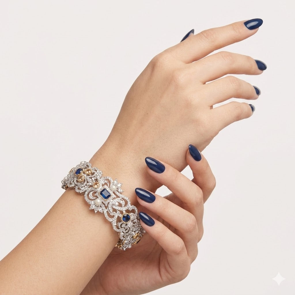 Sapphire Heritage Bangle – JBB1007BG