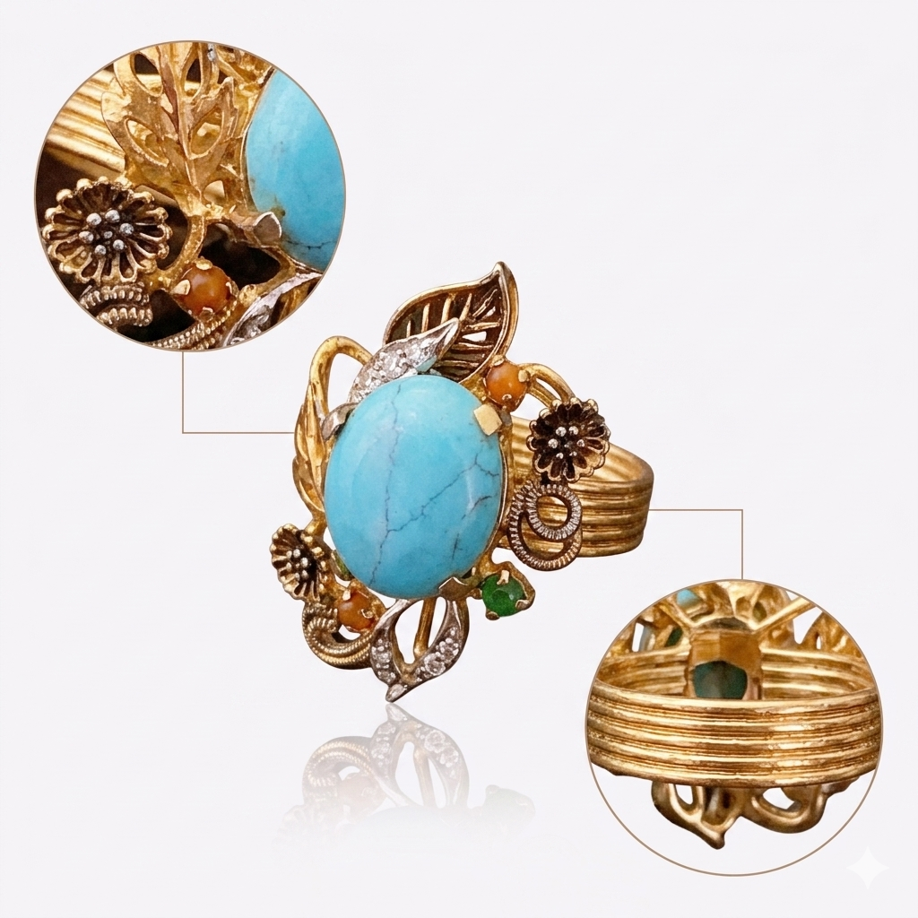 Turquoise Garden Ring – JBB1007RG