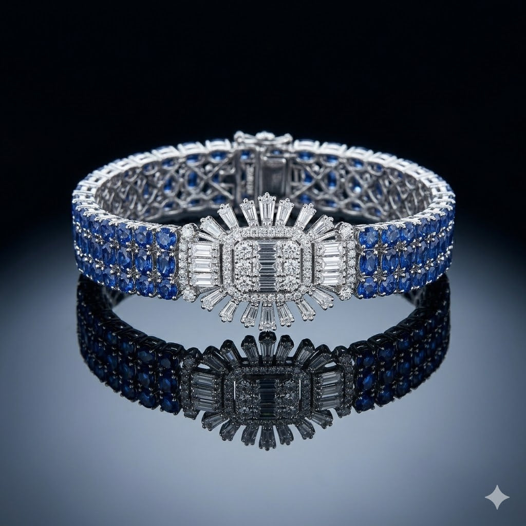 Sapphire Imperial Bangle – JBB1008BG
