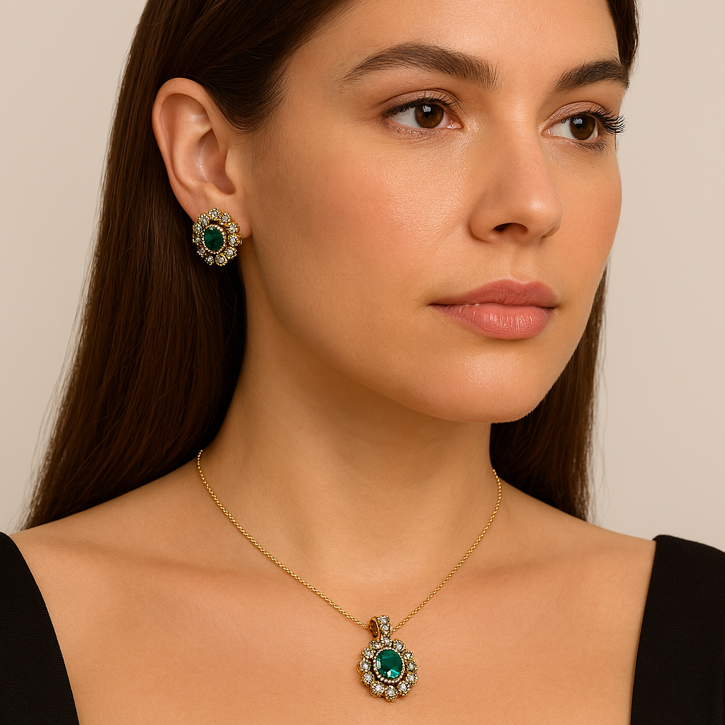 Emerald Noor Pendant – JBB1012PD