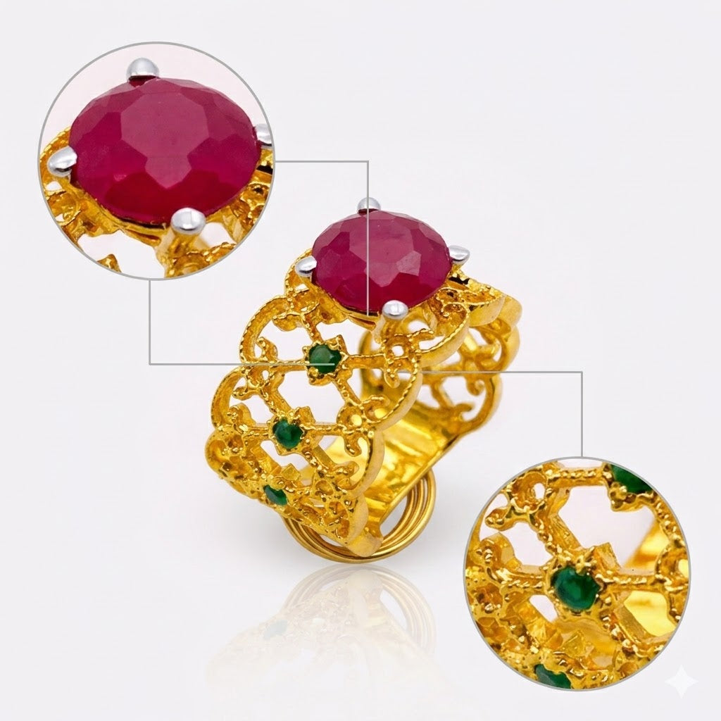 Royal Ruby Statement Ring – JBB1013RG