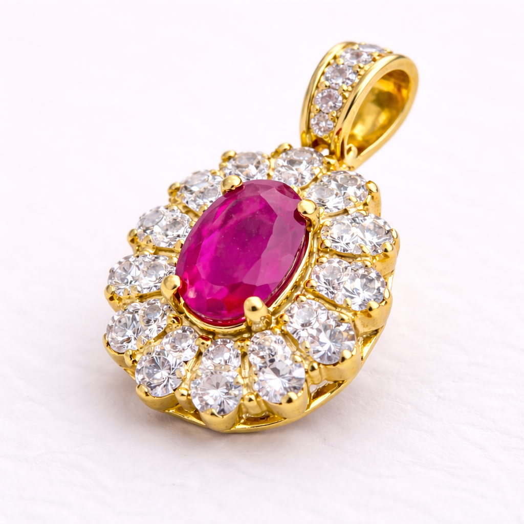 Ruby Bloom Pendant – JBB1016PD