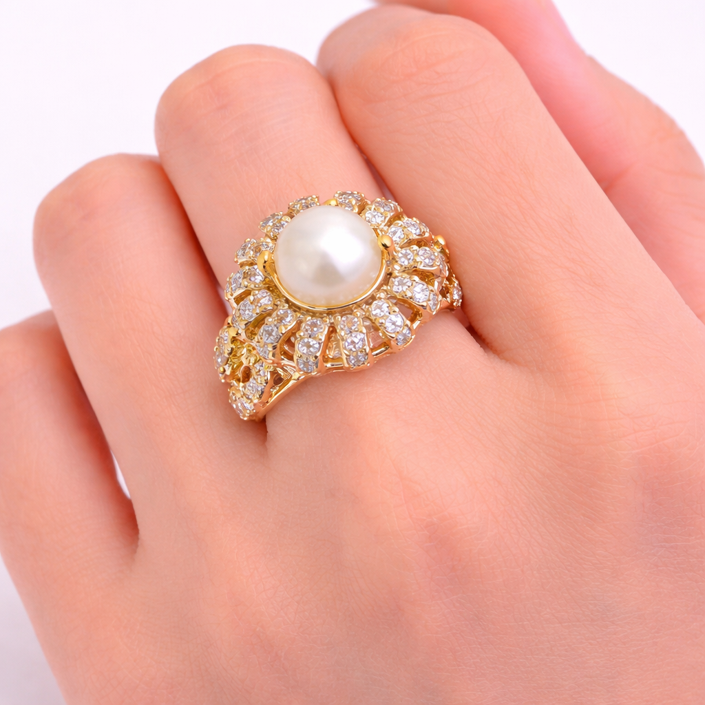Pearl Crown Ring – JBB1016RG