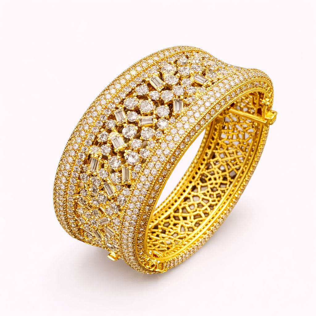 Golden Radiance Cuff – JBB1021BG