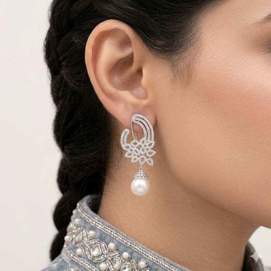 Pearl Snow Earrings – JBB1024ER
