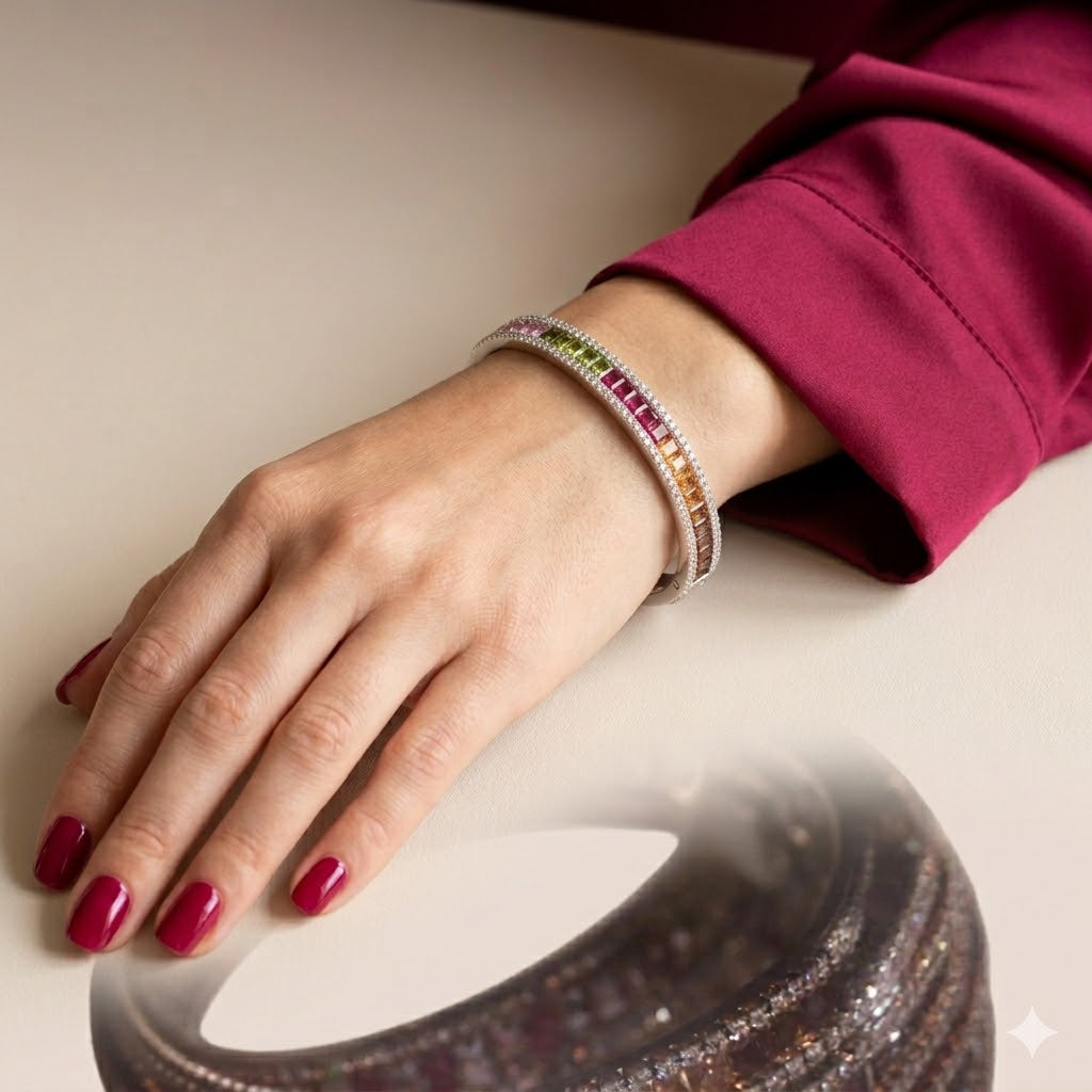 Rainbow Royale Bangle – JBB1026BG