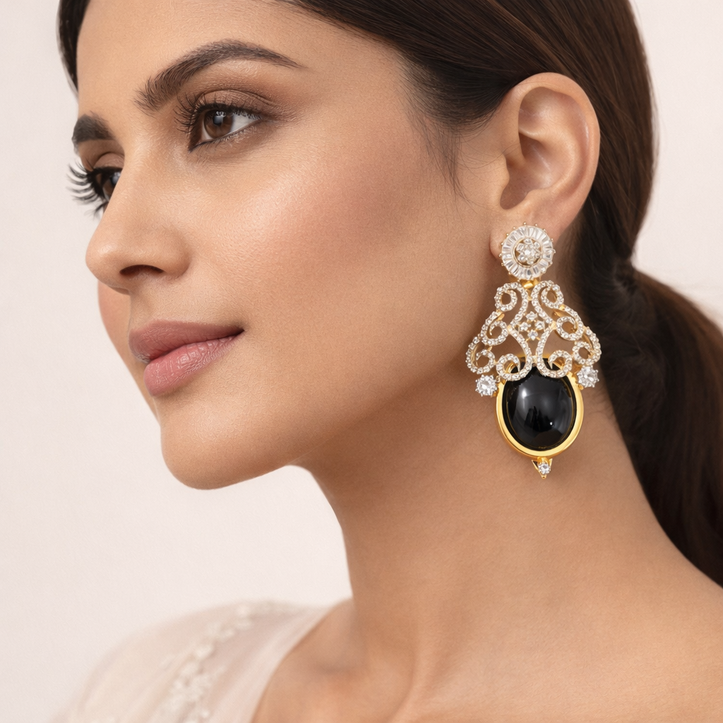 Onyx Radiance Earrings - JBB1026ER