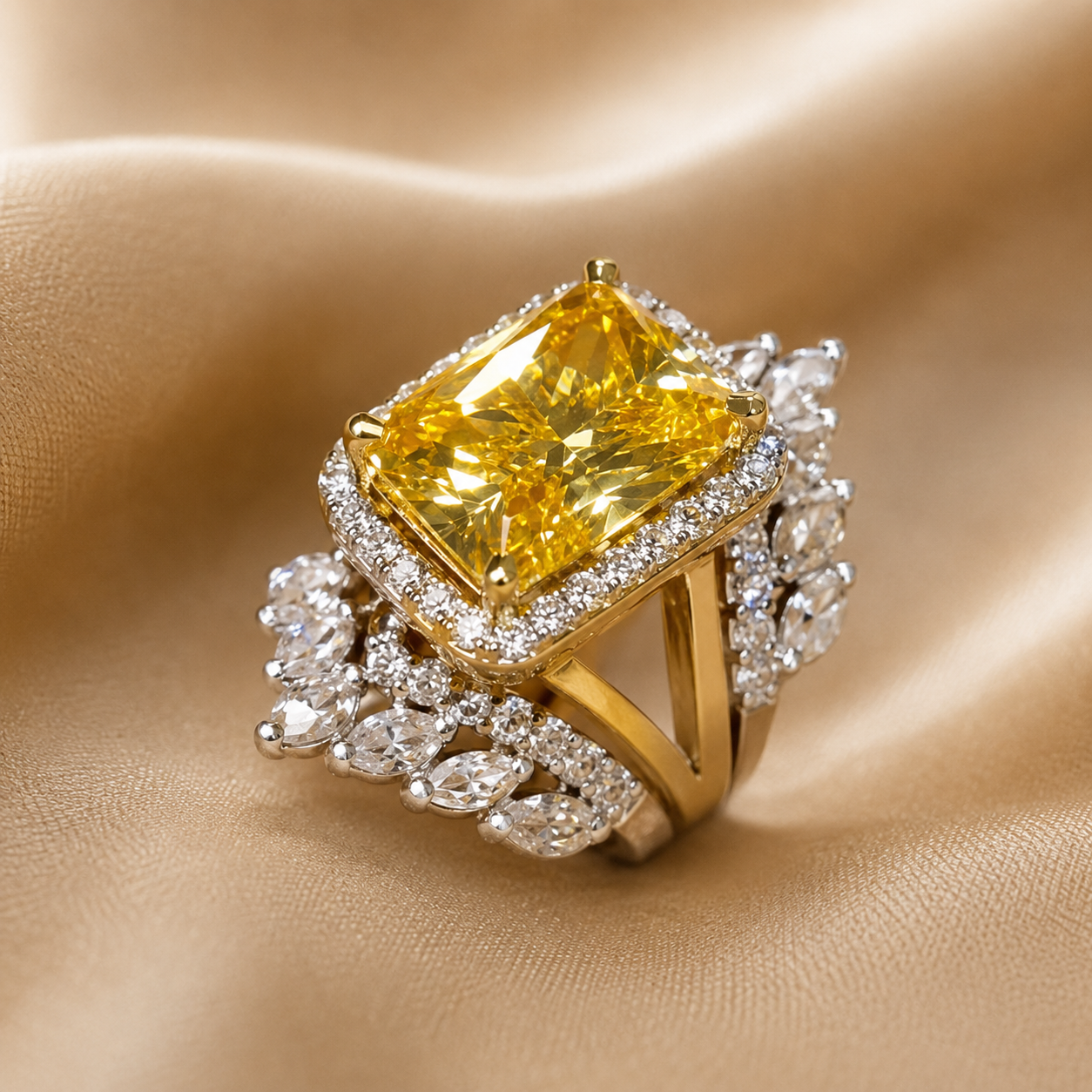 Golden Radiance Statement Ring – JBB1026RG
