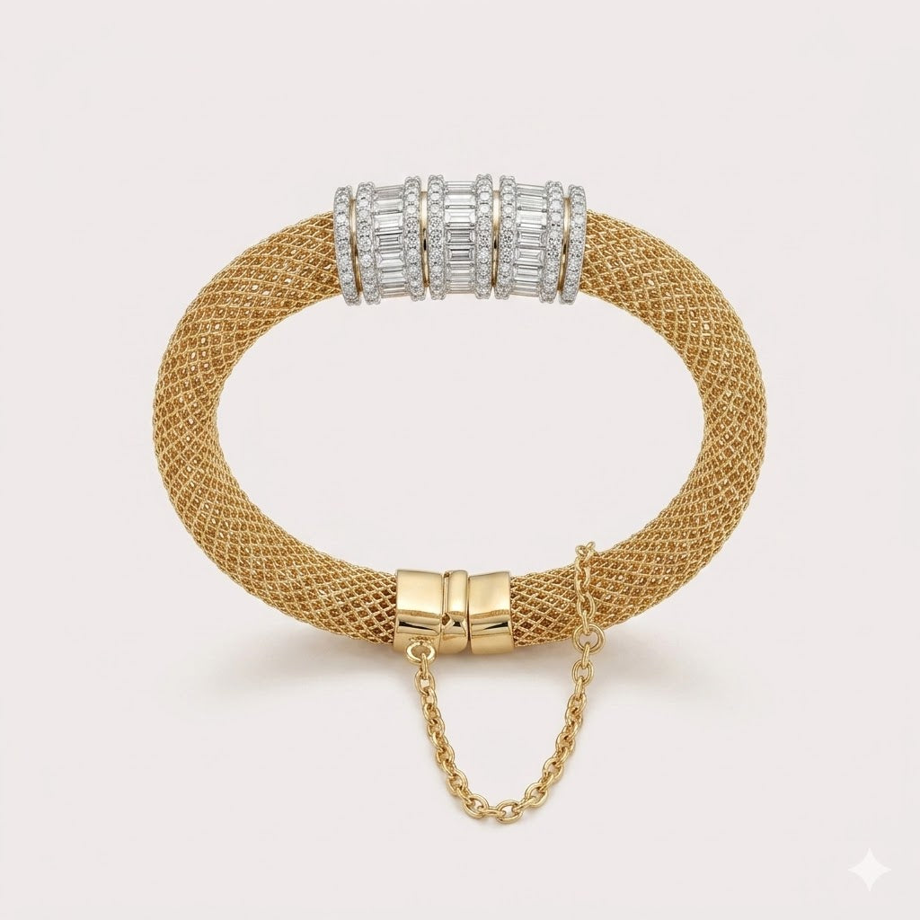 Golden Grace Bangle - JBB1027BG
