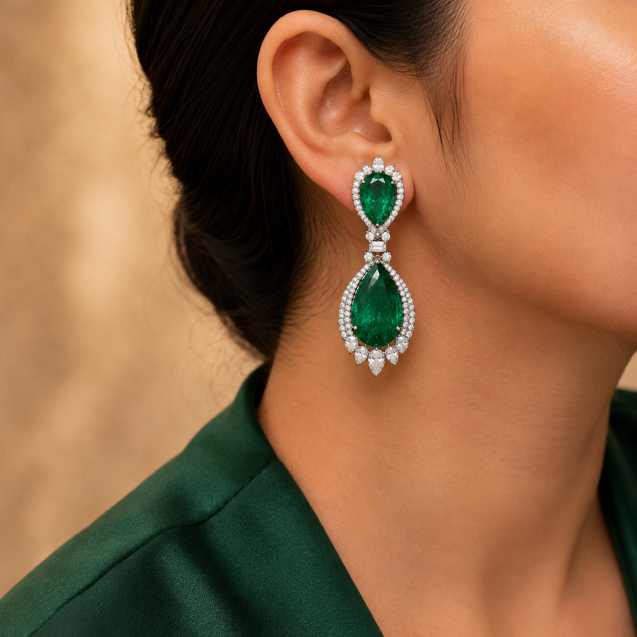 Emerald Royale Earrings – JBB1032ER