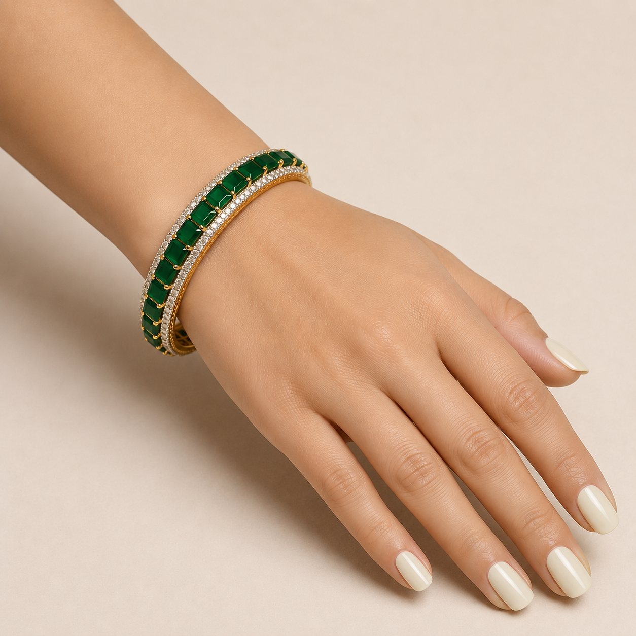 Emerald Spark Bangle - JBB1020BG