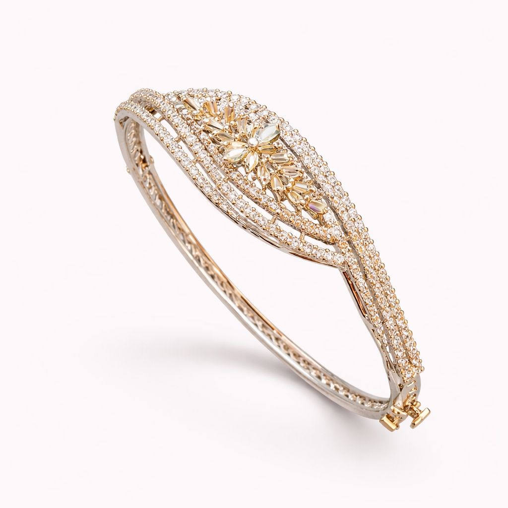 Golden Leaf Bangle – JBB1001BG