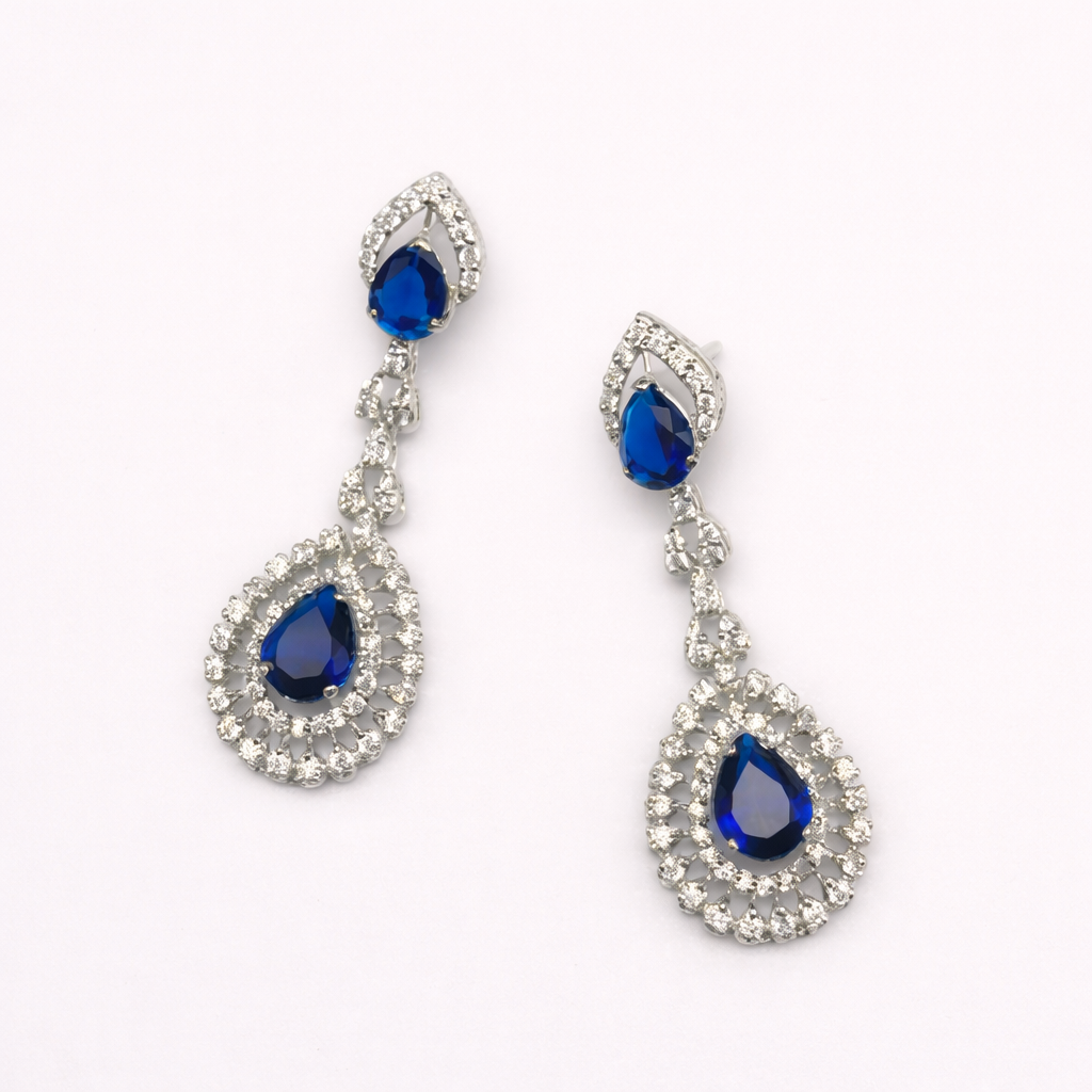 Sapphire Teardrop Earrings – JBB1001ER