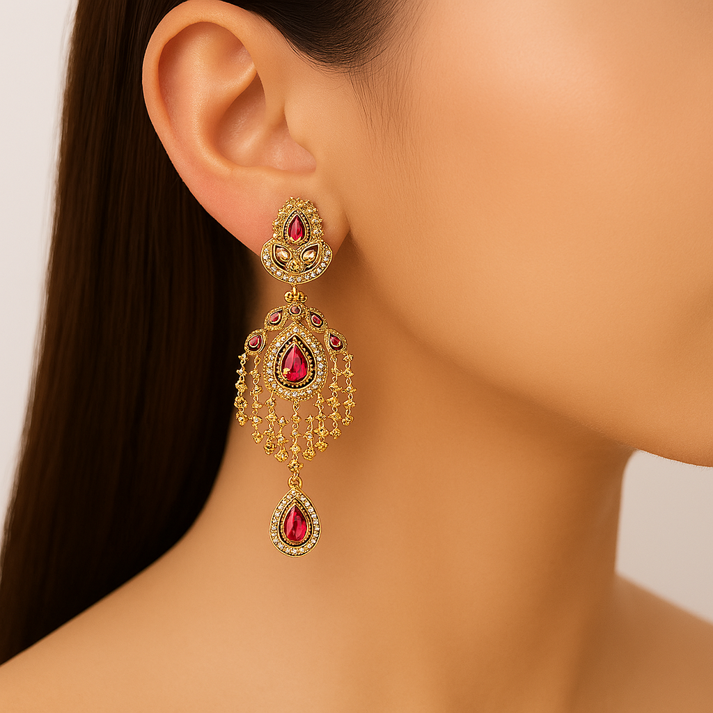 Ruby Royale Earrings – JBB1003ER