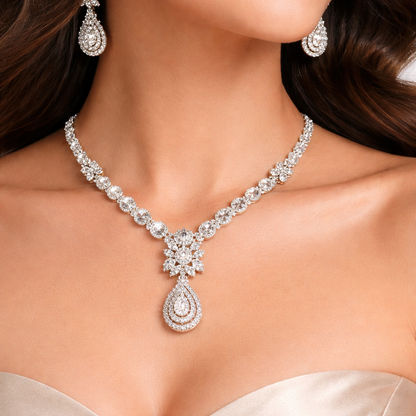 Crystal Luxe Necklace Set – JBB1004NK