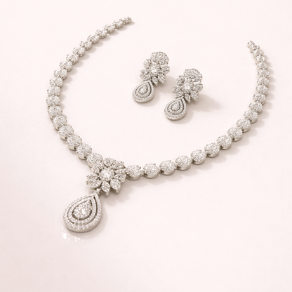 Crystal Luxe Necklace Set – JBB1004NK