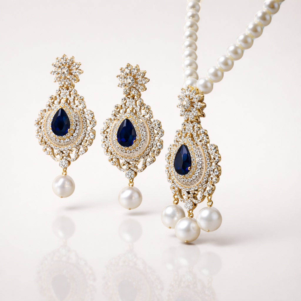 Sapphire Pearl Pendant – JBB1004PD
