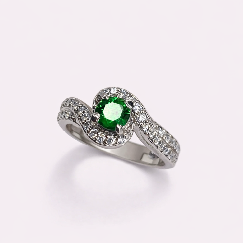 Emerald Swirl Ring – JBB1004RG
