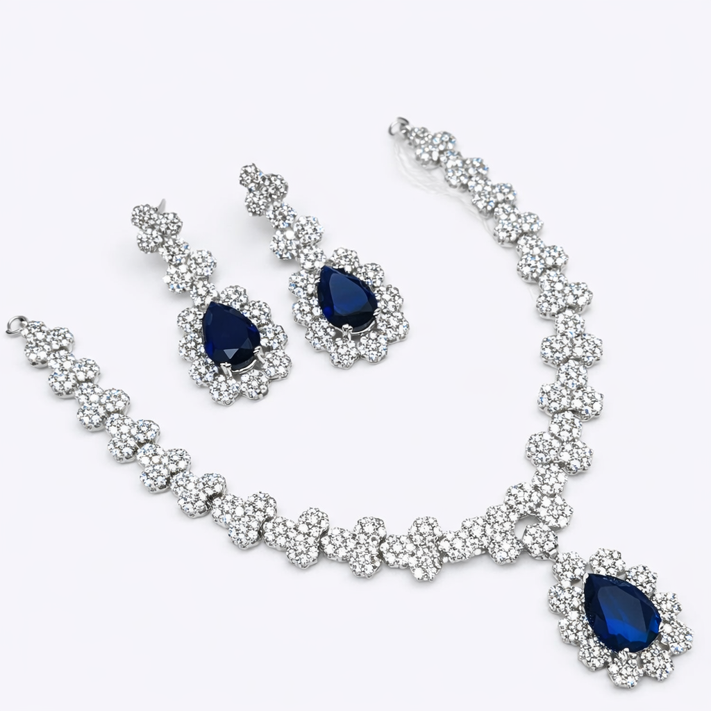 Sapphire Luxe Necklace Set – JBB1005NK