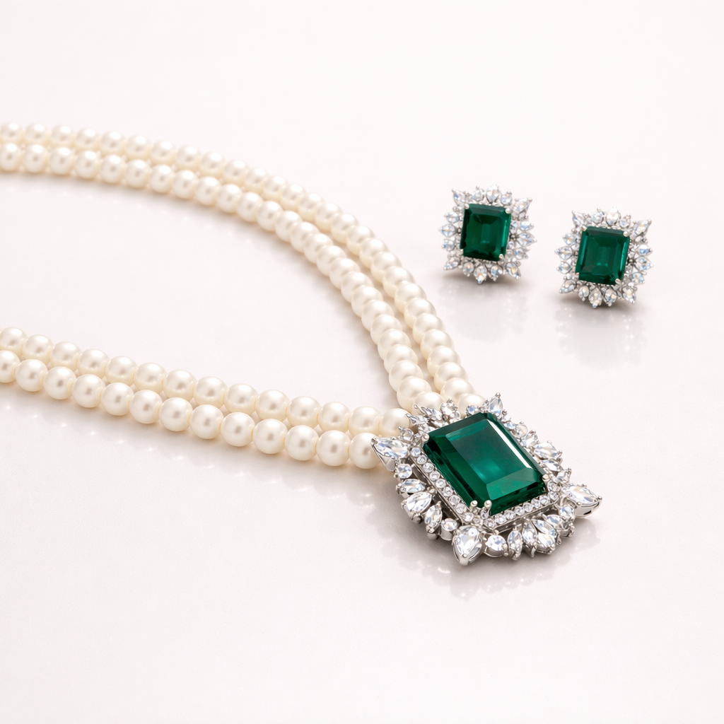 Emerald Pearl Pendant – JBB1005PD
