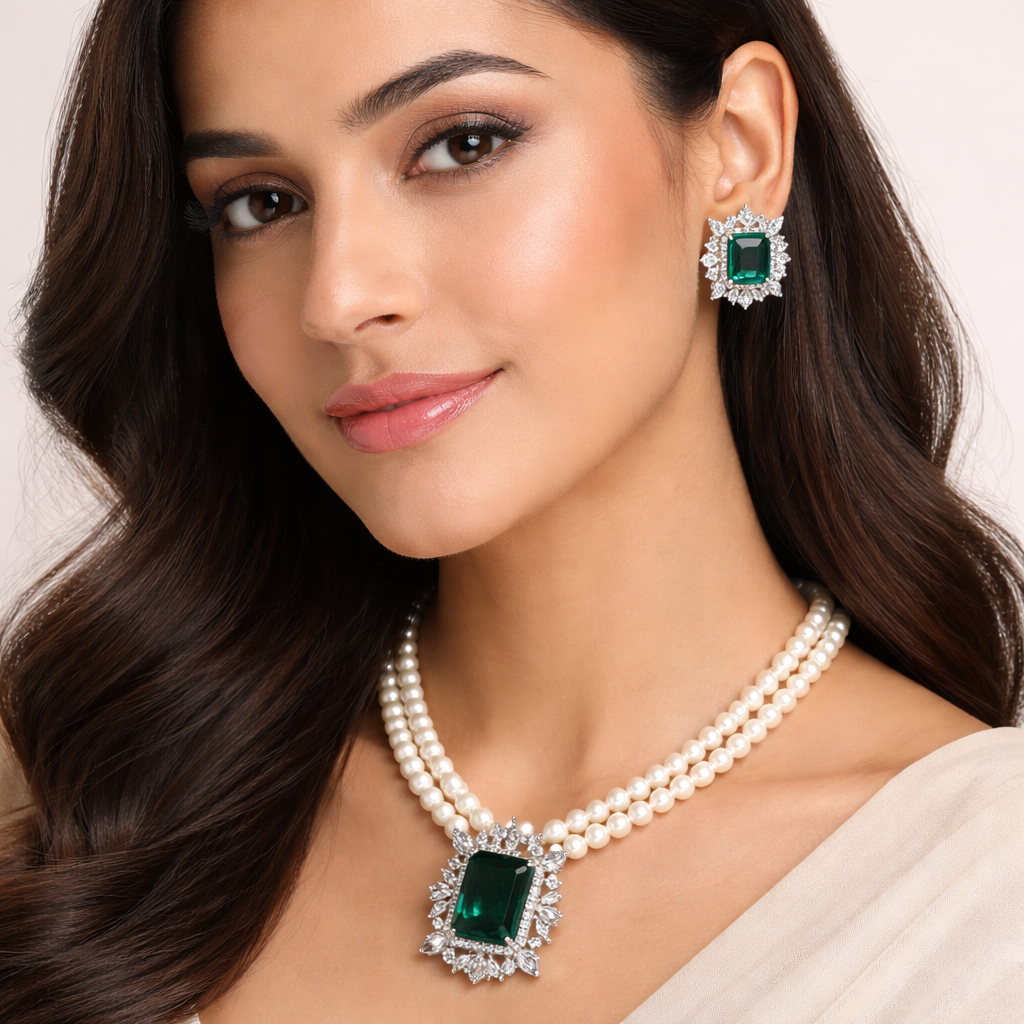 Emerald Pearl Pendant – JBB1005PD