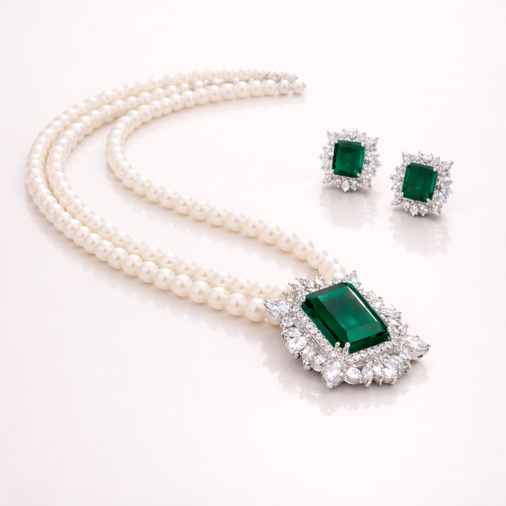 Emerald Pearl Pendant – JBB1005PD