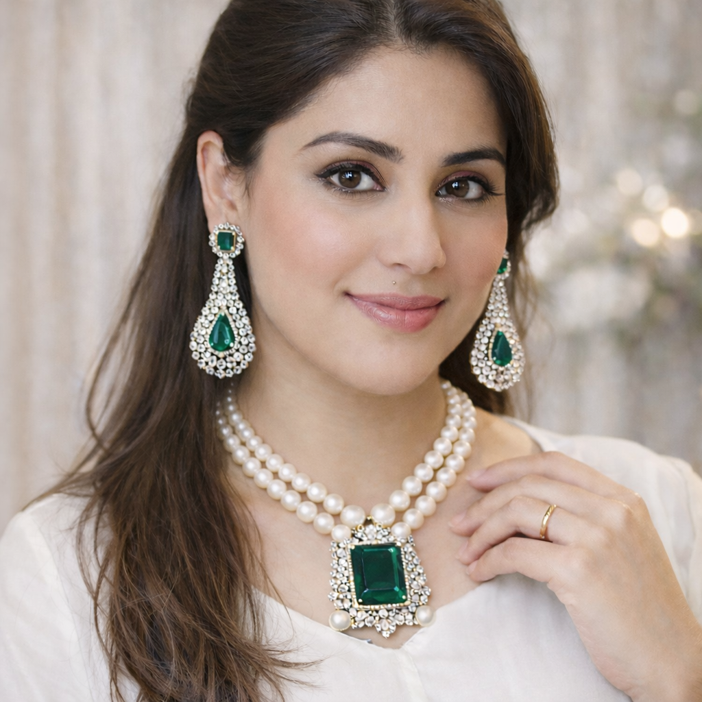 Emerald Pearl Pendant – JBB1006PD