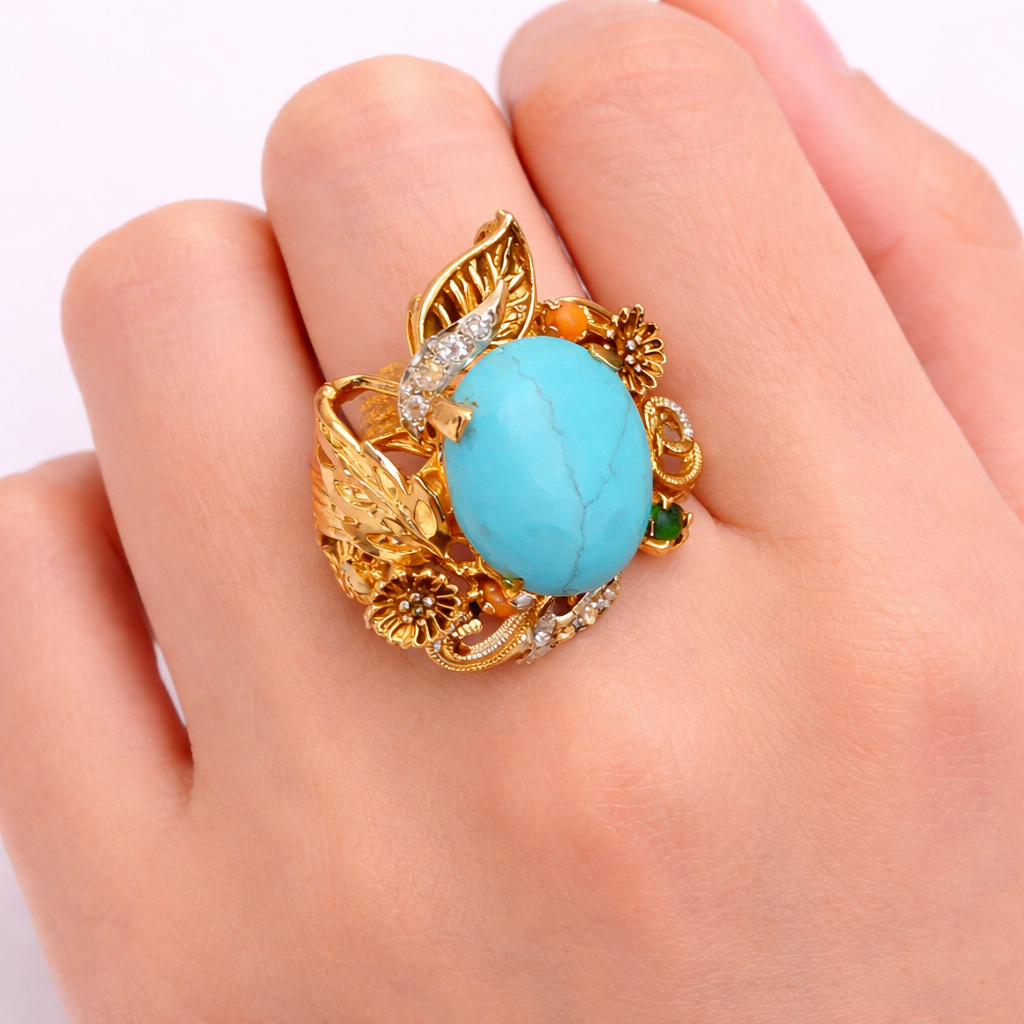 Turquoise Garden Ring – JBB1007RG