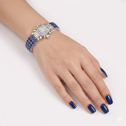 Sapphire Imperial Bangle – JBB1008BG
