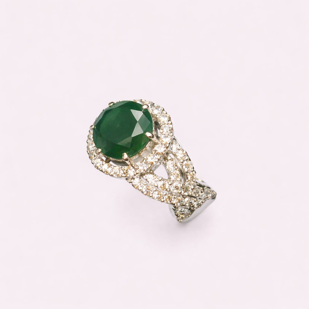 Emerald Elegance Ring – JBB1009RG