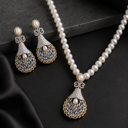 Pearl Royale Necklace Set – JBB1010NK