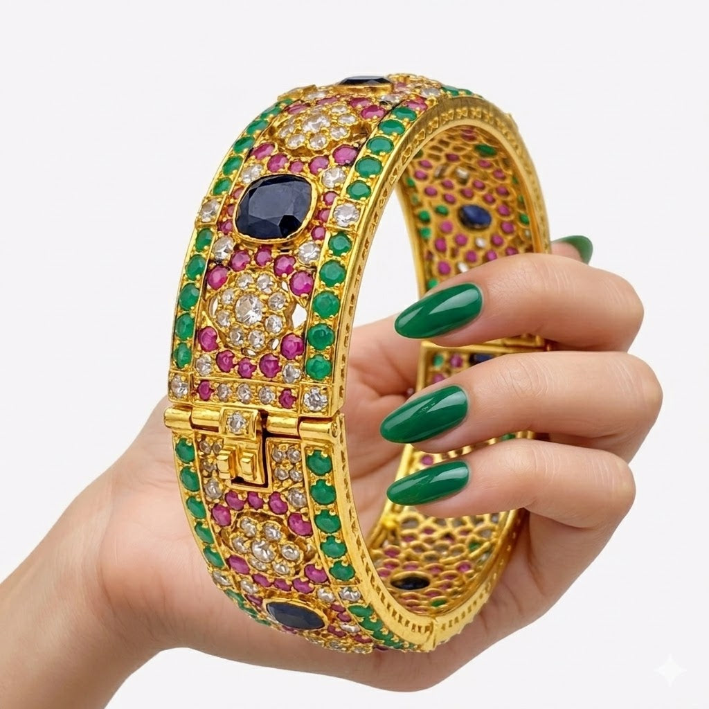 Navratan Luxe Bangle – JBB1011BG