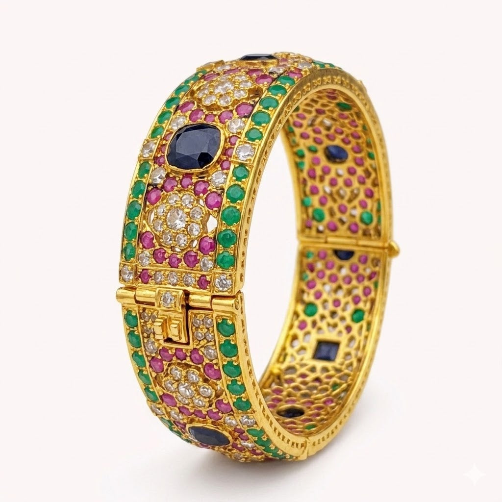 Navratan Luxe Bangle – JBB1011BG