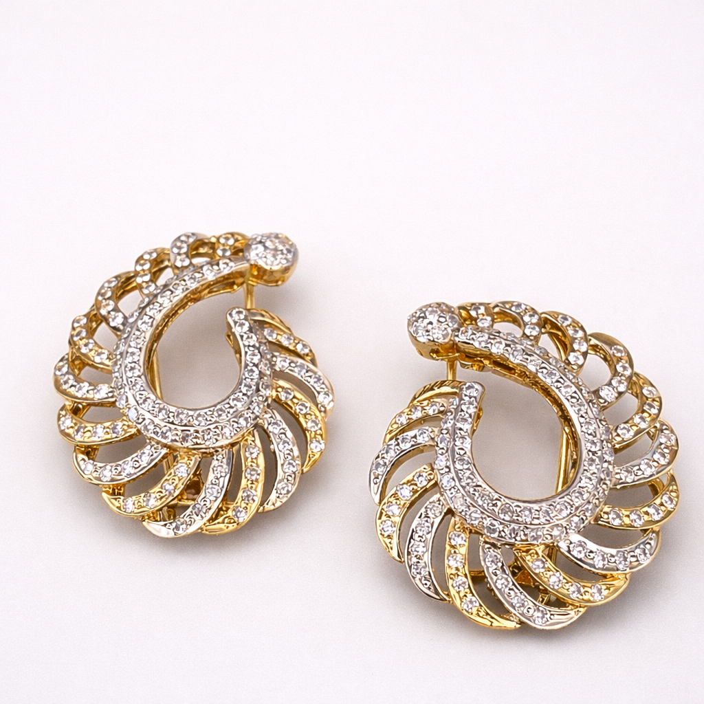 Golden Swirl Earrings – JBB1011ER