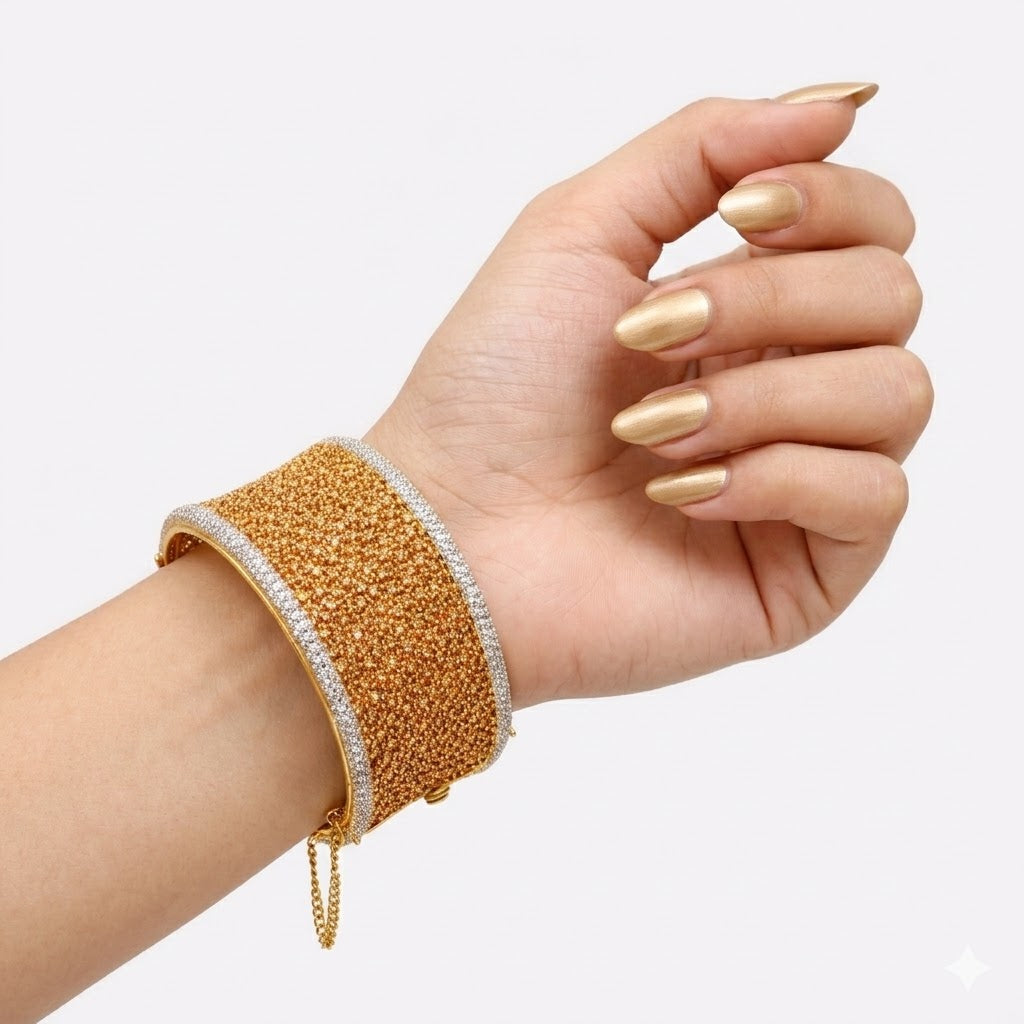 Golden Grandeur Cuff – JBB1013BG