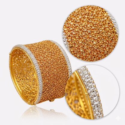 Golden Grandeur Cuff – JBB1013BG