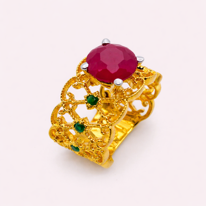 Royal Ruby Statement Ring – JBB1013RG
