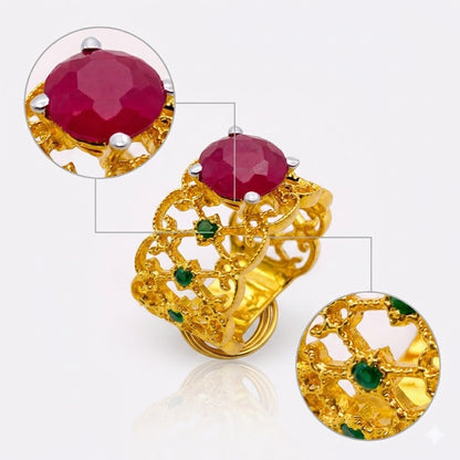 Royal Ruby Statement Ring – JBB1013RG
