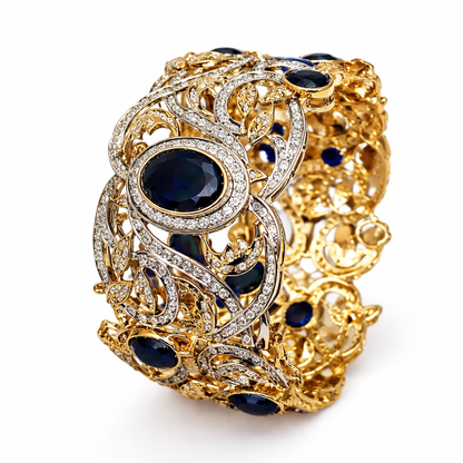 Royal Sapphire Cuff - JBB1014BG