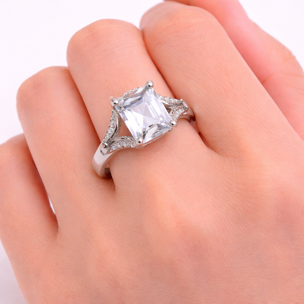 Silver Crystal Ring – JBB1014RG