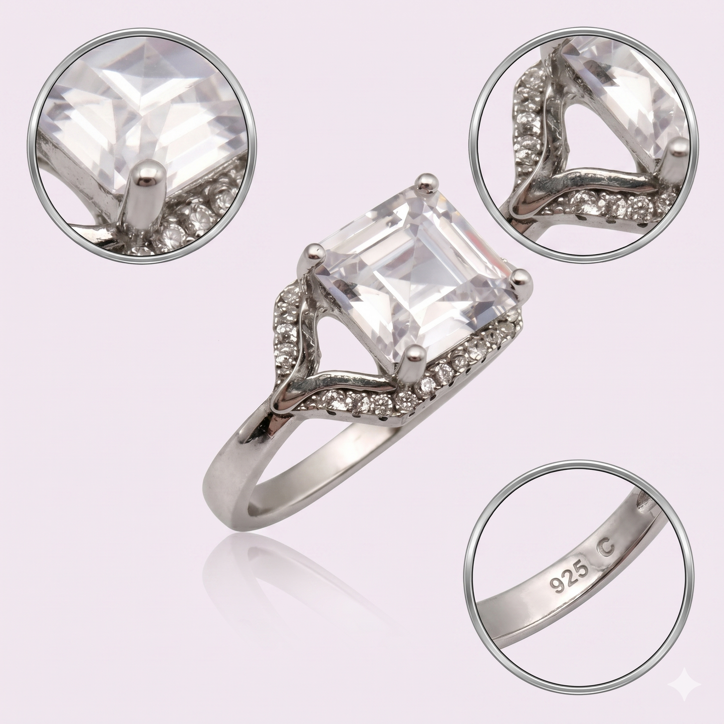 Silver Crystal Ring – JBB1014RG