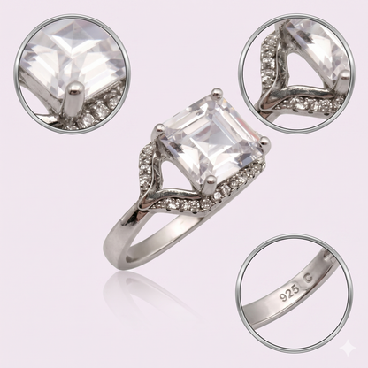 Silver Crystal Ring – JBB1014RG