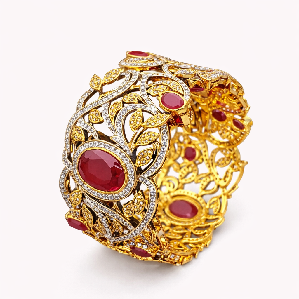 Ruby Luxe Bangle - JBB1015BG