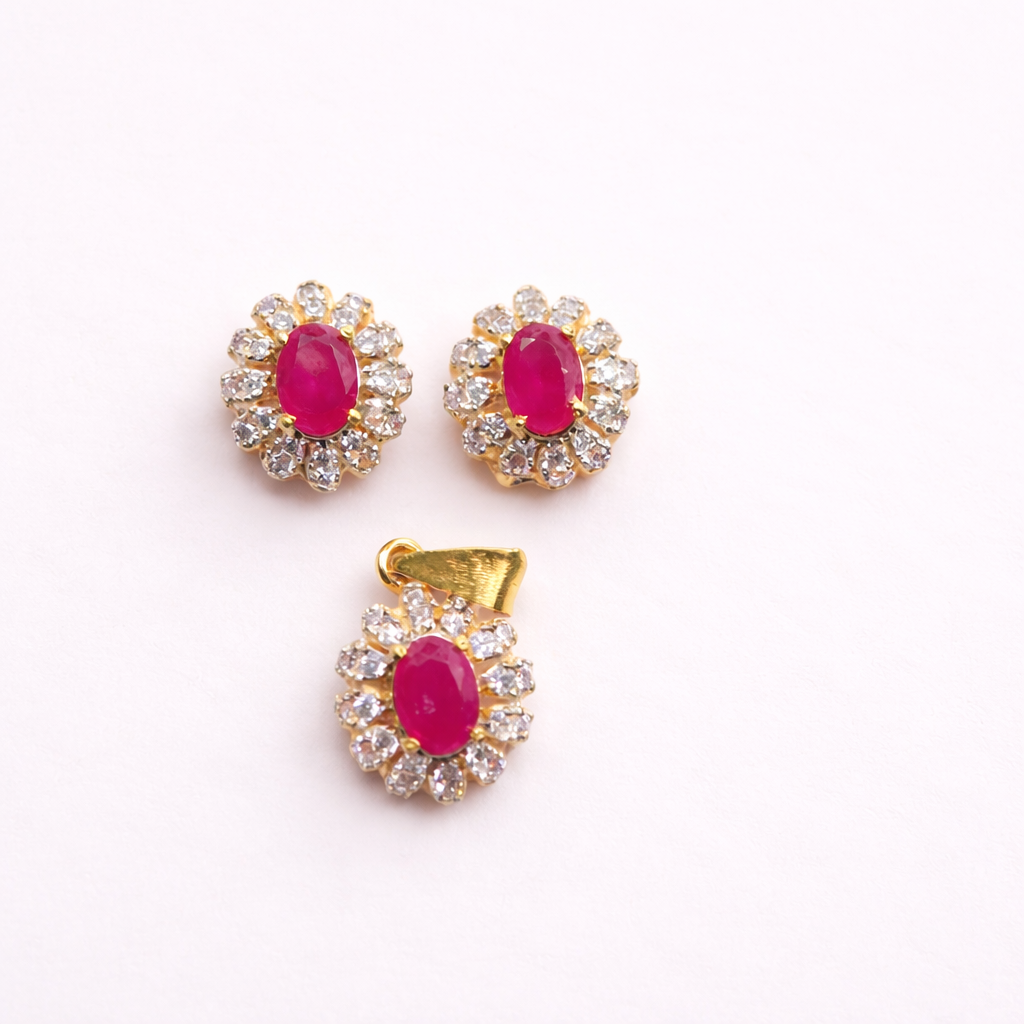 Ruby Bloom Pendant – JBB1016PD
