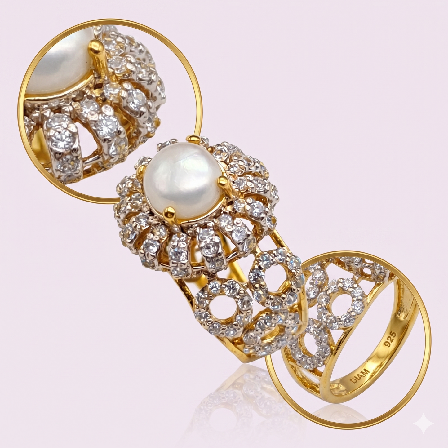 Pearl Crown Ring – JBB1016RG