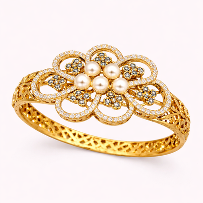 Pearl Bloom Bangle – JBB1017BG