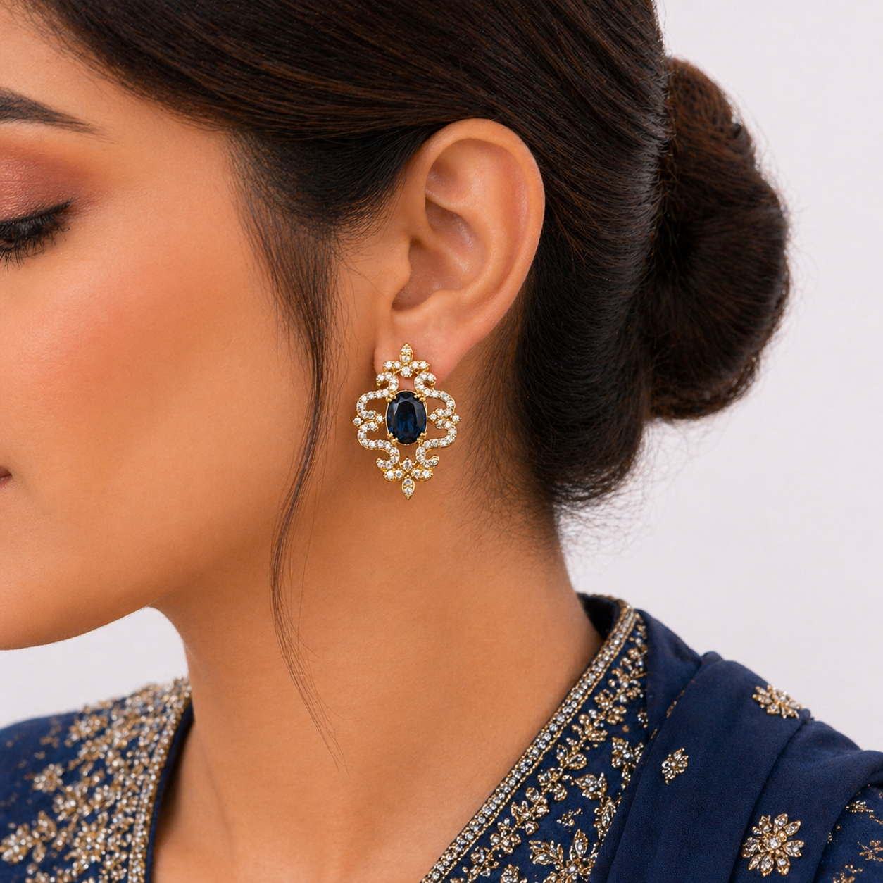 Sapphire Noor Earrings – JBB1017ER